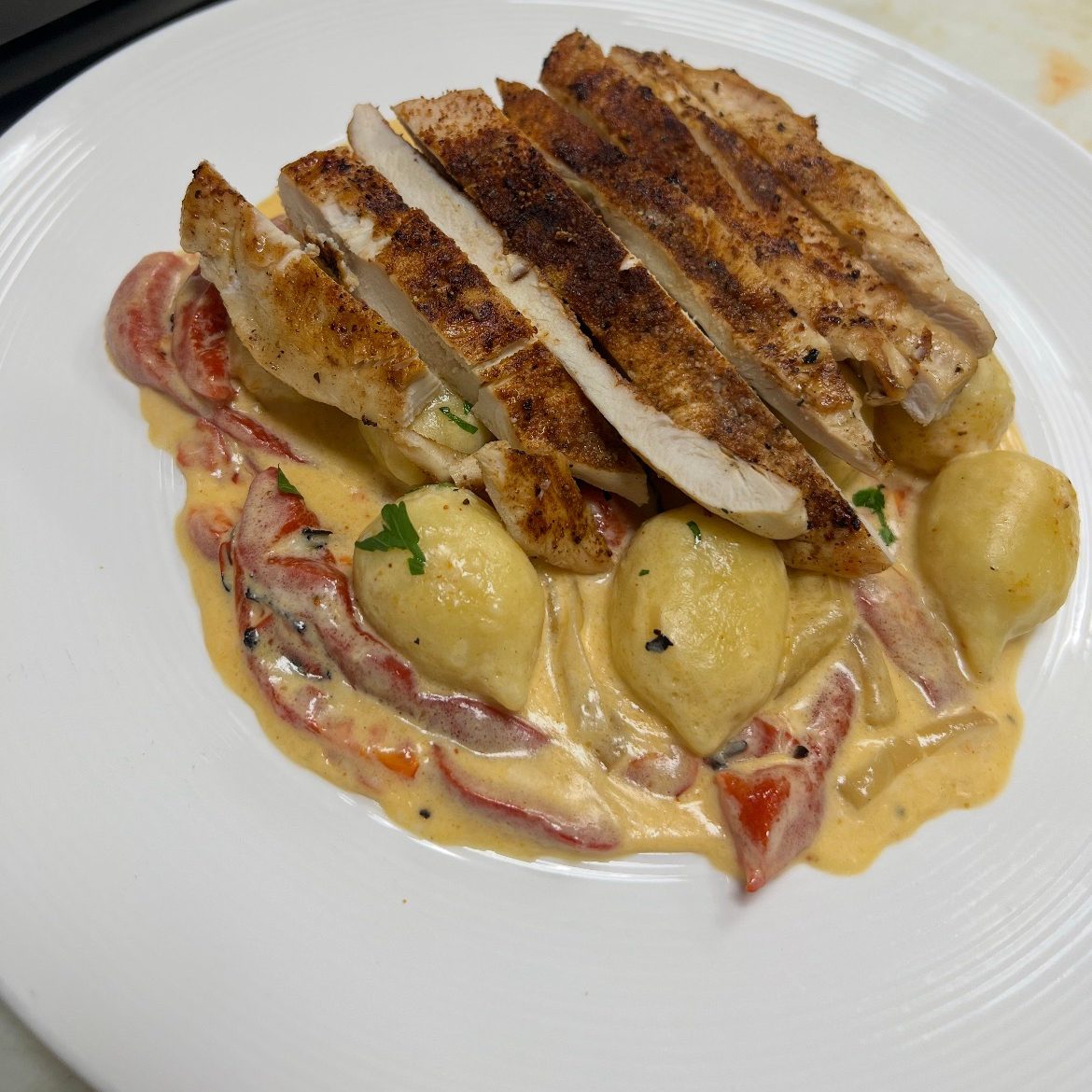 Blackened Chicken Gnocchi.