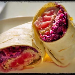 Sesame Crusted Tuna Wrap`